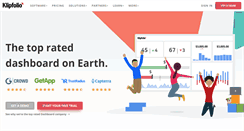 Desktop Screenshot of klipfolio.com